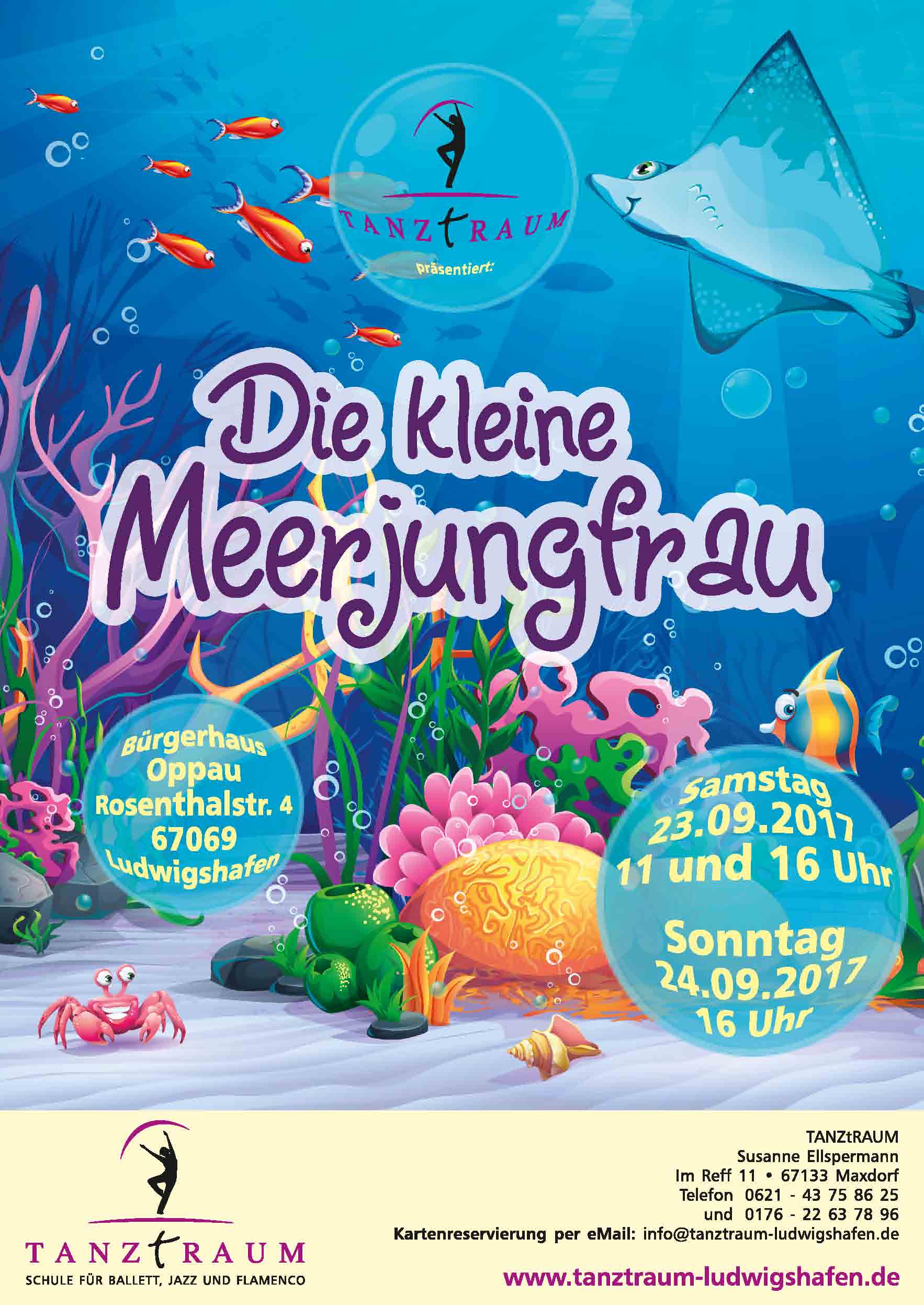 Meerjungfrau TANZtRAUM 2017 Plakat 2 Web